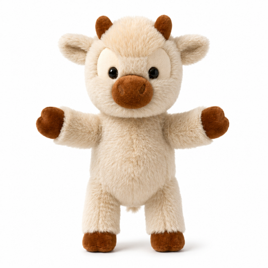 The Running Plush Cow